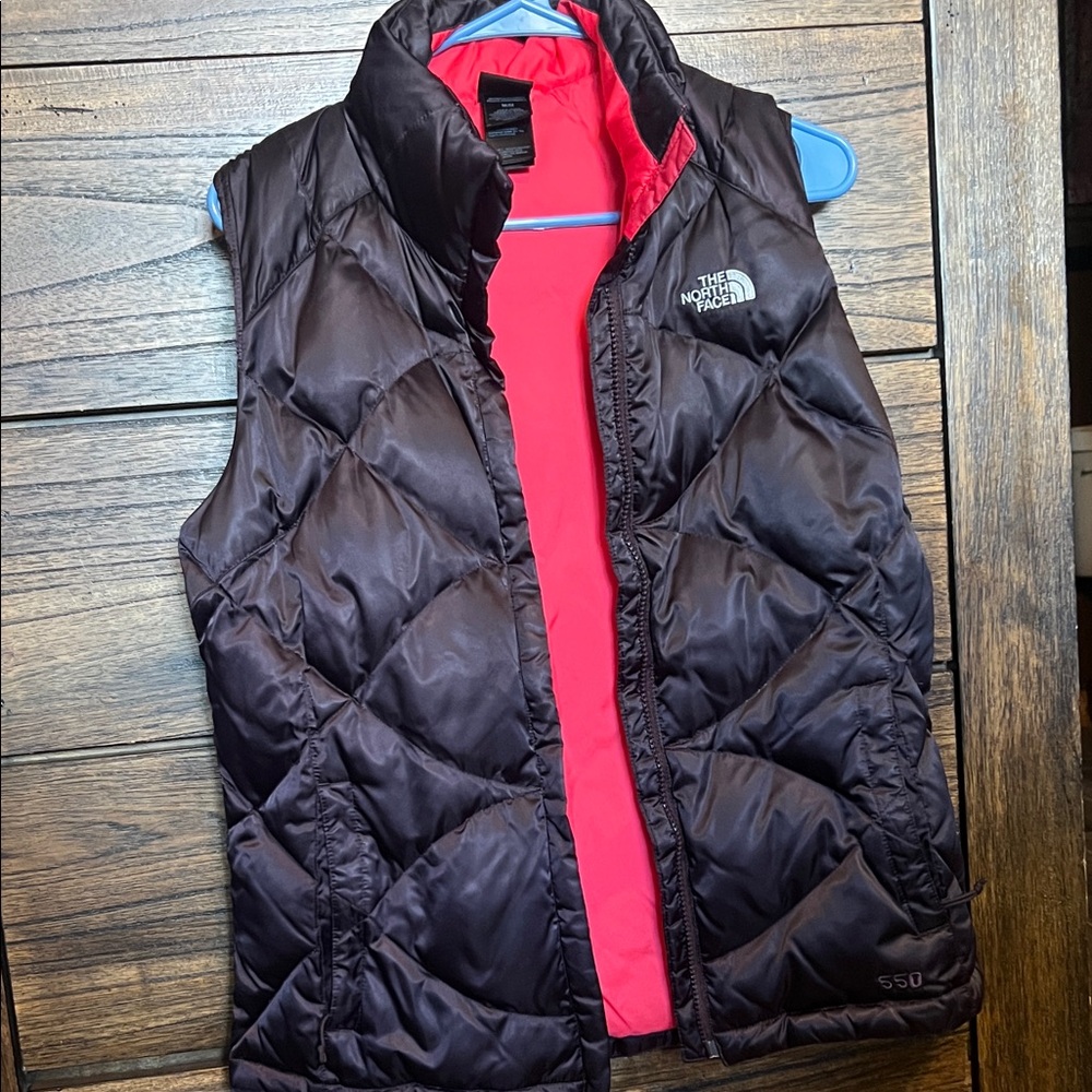 The North Face Red and purple Vest